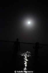 Moonlight @ Ras Mohamed by Adolfo Maciocco 